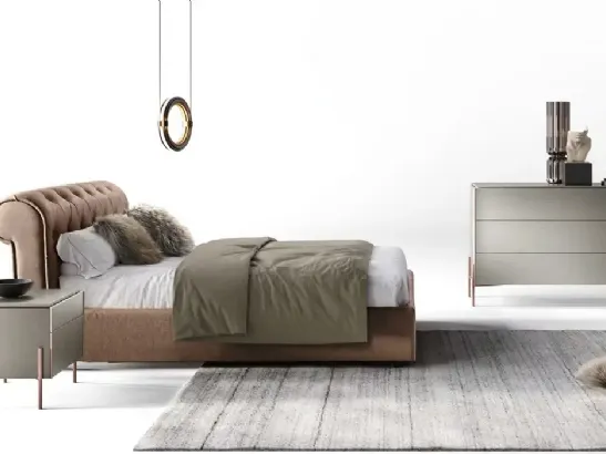 Letto classico Mimosa V11 di Moretti Compact Giorno Notte